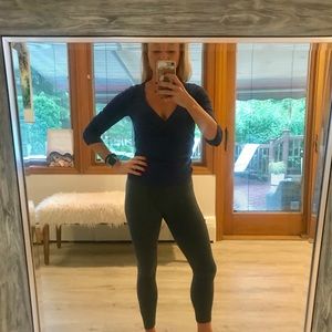 Fabletics Seamless Solid Legging Gray lightly used